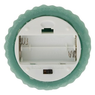 Bougie LED forme sapin 20 cm vert