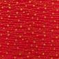 Nappe velours étoiles 140x240cm rouge