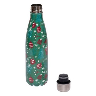 Bouteille isotherme Noël 0,5 l vert