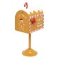 Boîte aux lettres pain d'épice 32 cm métal