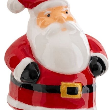 Sujet Père Noël papier 12 cm rouge