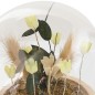 Compo fleurs séchées Stila globe LED beige