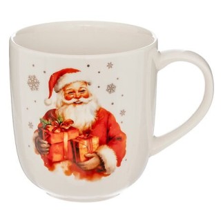 Mug 55 cl avec couvercle boule de Noël