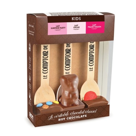 COFFRET 3 HOT CHOCOLATE KID'S 3X30G
