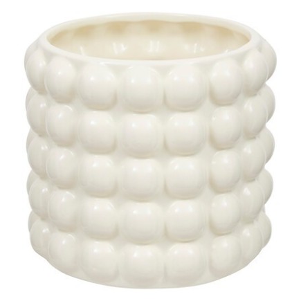 Cache-pot Sky 16 cm blanc