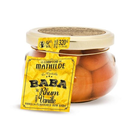 BABA AU RHUM SAVEUR VANILLE 12% VOL 320G
