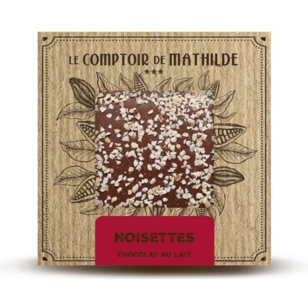 TABLETTE CHOCOLAT LAIT NOISETTES CARAMELISEES 80G