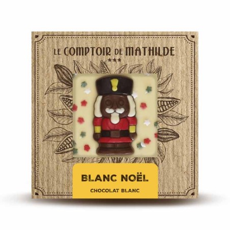TABLETTE CHOCOLAT BLANC NOËL 80G