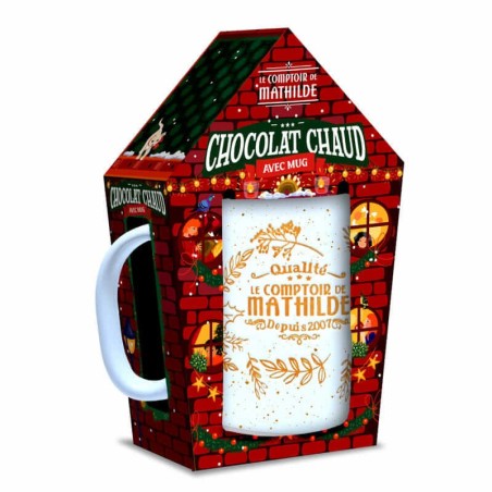 COFFRET MUG DE NOËL ET CHOCO SURPRISE 30G