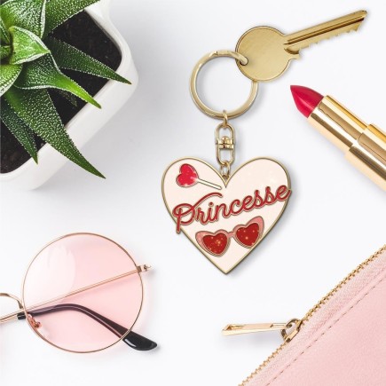 Porte Cles Paillettes Princesse