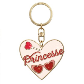 Porte Cles Paillettes Princesse
