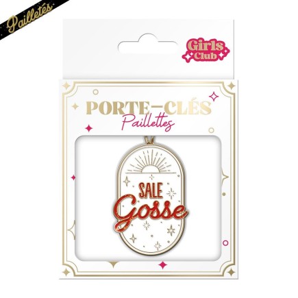 Porte Cles Paillettes Sale Gosse