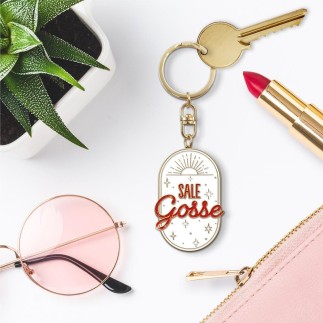 Porte Cles Paillettes Sale Gosse