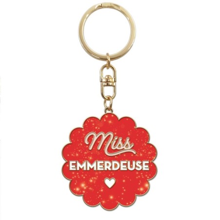 Porte Cles Paillettes Emmerdeuse