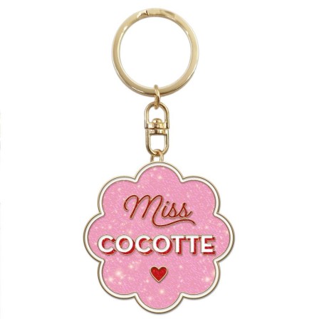 Porte Cles Paillettes Cocotte
