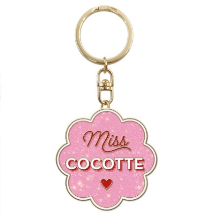 Porte Cles Paillettes Cocotte