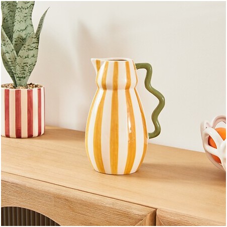 Vase carafe céramique Chéri jaune