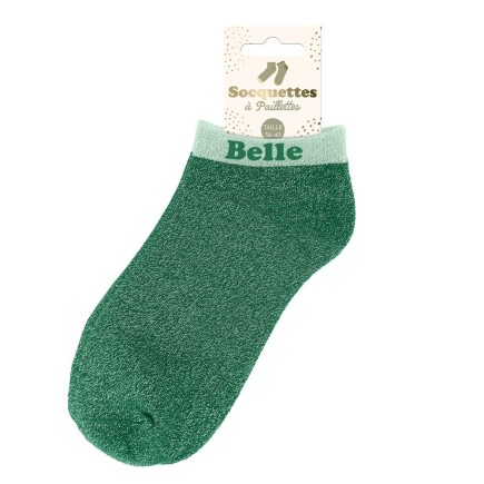 Socquettes paillettes Belle