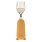 Set couverts cuillère et fourchette Yum ocre