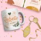 Coffret Mug Porte Cles Paillettes Rebelle