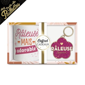 Coffret Mug Porte Cles Paillettes Raleuse