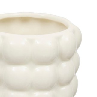 Vase céramique Sky 23cm blanc