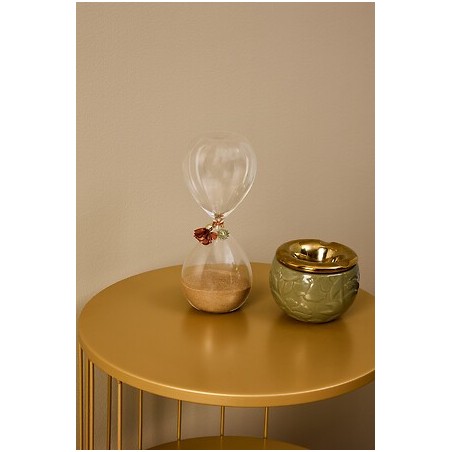 Sablier Belli 20 cm verre orange