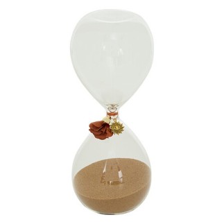 Sablier Belli 20 cm verre orange