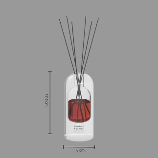 Diffuseur de parfum Ilan 150ml rouge velvet