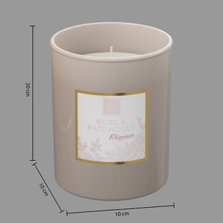 Bougie parfumée Maël 190g rose patchouli
