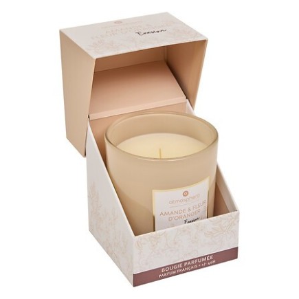 Bougie parfumée Maël 190g fleur d'oranger