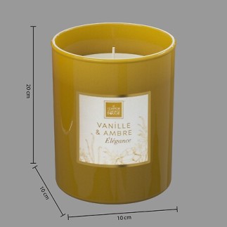 Bougie parfumée Maël 190g vanille et ambre