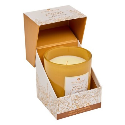 Bougie parfumée Maël 190g vanille et ambre