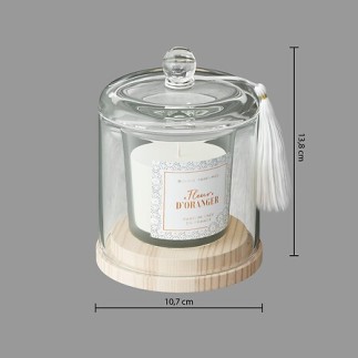 Bougie parfumée Loli 130g fleur d'oranger