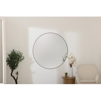 Miroir Alice 110 cm métal noir