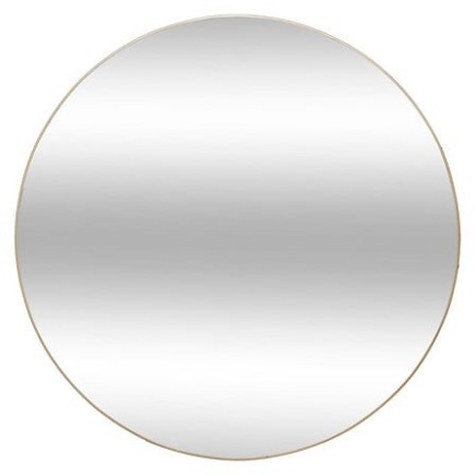 Miroir Alice 110 cm métal doré