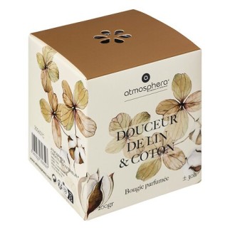 Bougie parfumée Oudy 200g douceur de lin