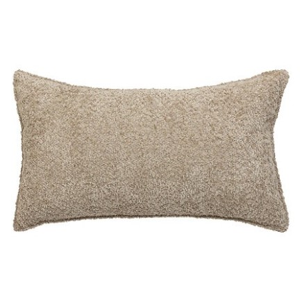 Coussin bouclette Soana 30x50cm taupe