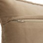 Coussin bouclette Soana 30x50cm taupe