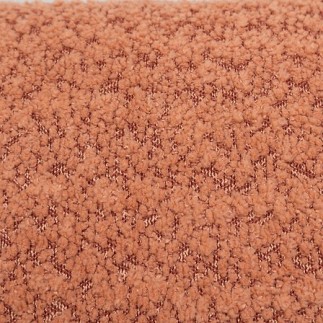 Coussin bouclette Soana 30x50cm terracotta