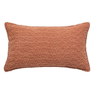 Coussin bouclette Soana 30x50cm terracotta