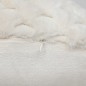 Coussin fourrure jacquard Adriel 58cm