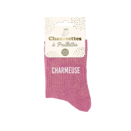 Chaussettes Paillettes Charmeuse