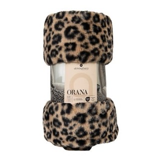 Plaid fourrure Orana 120x160cm léopard