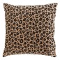 Coussin velours Lynra 40x40cm léopard