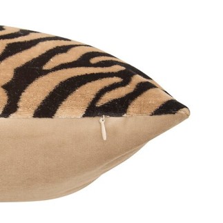 Coussin velours Lynra 40x40cm tigre