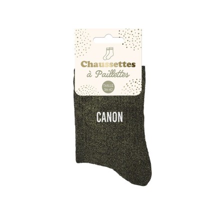 Chaussettes Paillettes Canon