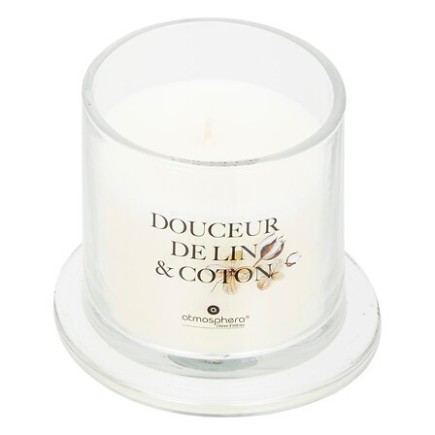 Bougie parfumée Oudy 240g cloche douceur de lin