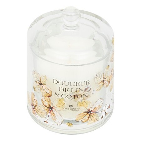 Bougie parfumée Oudy 240g cloche douceur de lin