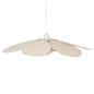 Suspension pétales Naya 72 cm lin beige